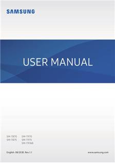 Samsung Galaxy Tab S7 manual. Smartphone Instructions.